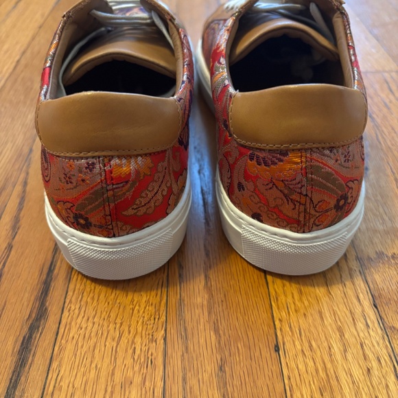 Taft Sneakers – Red Paisley/Size 42 – Never Worn / Brand New - Picture 4 of 6